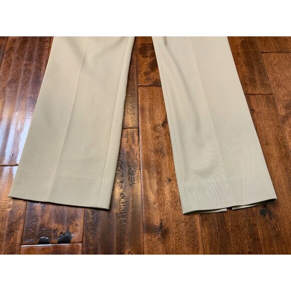 Elie Tahari Tan Straight Leg Khaki Dress Pants, Size 14 - Picture 3 of 8